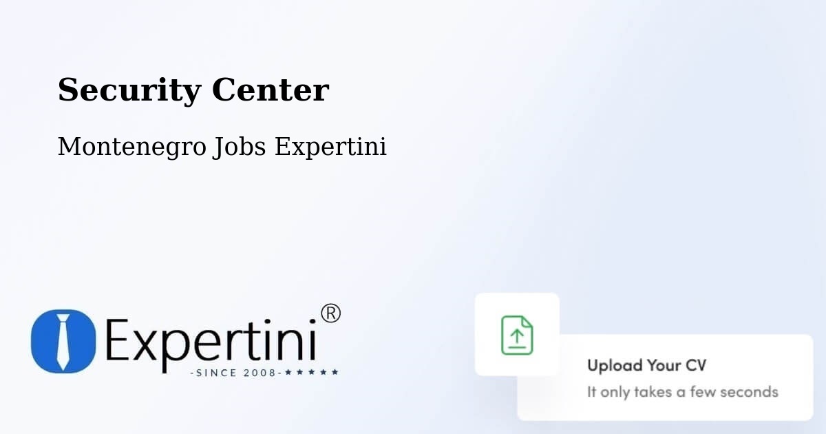 Security & Compliance – Berane - Montenegro Jobs Expertini