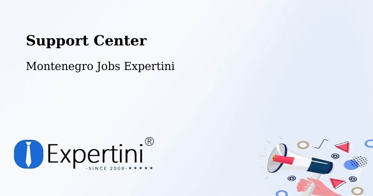 Support Services – Berane - Montenegro Jobs Expertini